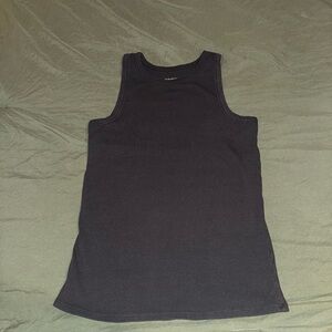 Maurices Charcoal Ribbed Tank Top